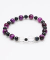 KOKORODO - 8mm Purple Tiger Eye Bracelet