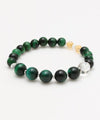 SUIJIN - 10mm Green Tiger Eye Bracelet