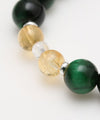 SUIJIN - 10mm Green Tiger Eye Bracelet