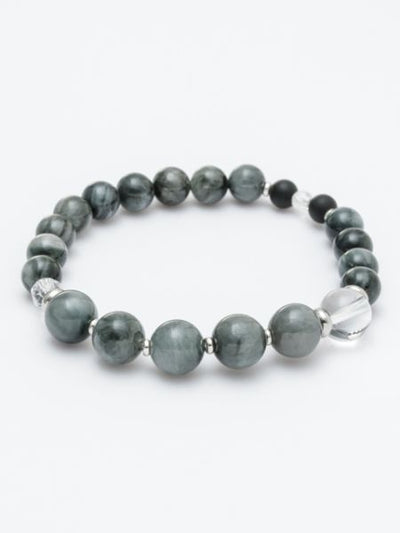 SUIJIN - 10mm White Tiger Eye Bracelet