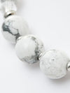 SHOUSHA - 10mm White HOWLITE Bracelet