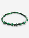 SHIKOU - 6mm Green Tiger Eye Bracelet