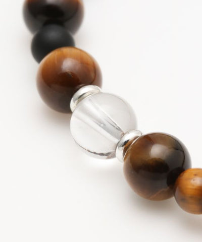 SHIKOU - 6mm Tiger Eye Bracelet