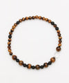 SHIKOU - 6mm Tiger Eye Bracelet