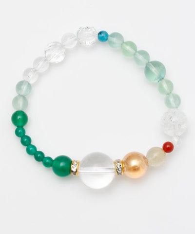 TAKOU - Green Agate Bracelet