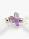 FEB Birthstone Amethyst x Cracked Crystal Bracelet