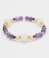 HIYORI - Triangle Lavender Amethyst Bracelet