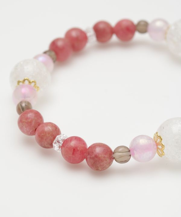 HIYORI - Triangle RHODOCHROSITE Bracelet