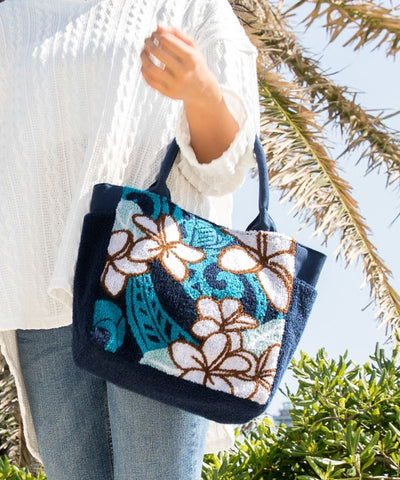 Hawaiian Chenille Embroidery Bag