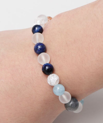 SOUTEN - Lapis Tiger Eye Bracelet