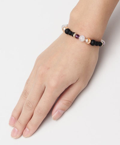 GEKKA - Frosty Black Onyx Bracelet