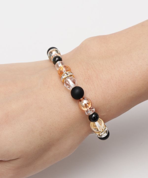 RINZEN - Frosty Black Onyx Bracelet