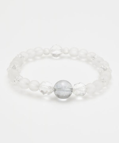 KOUBOU - Silver Aura Crystal Bracelet