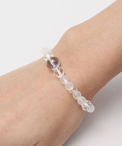 KOUBOU - Silver Aura Crystal Bracelet