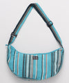 Hand Woven Cotton Crescent Shoulder Bag