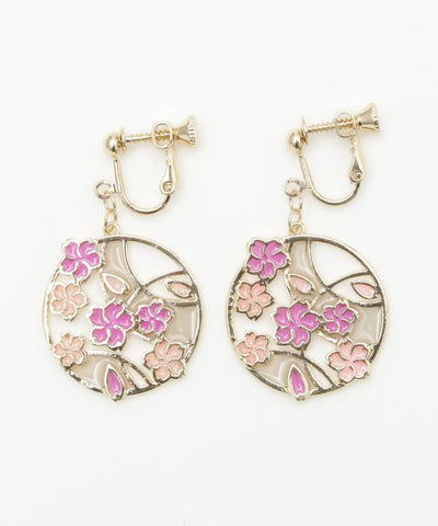 Four Seasons Clip Earrings
