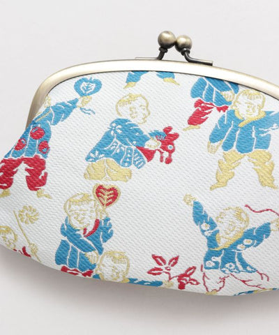 KIREHON Brocade Twin GAMAGUCHI Purse