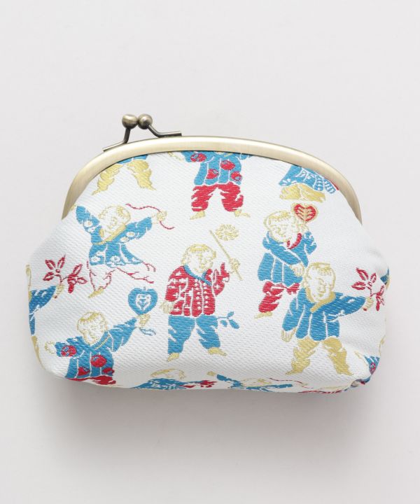 KIREHON Brocade GAMAGUCHI Pouch