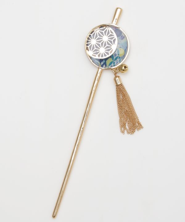 TEMARI KANZASHI Hair Stick - Hemp