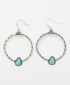 Navajo Style Hoop Earrings