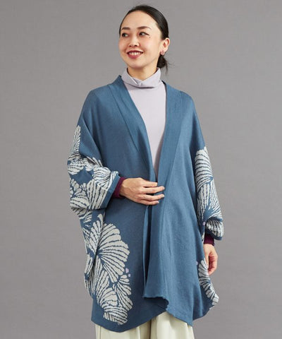 Ginkgo Pattern Knit HAORI