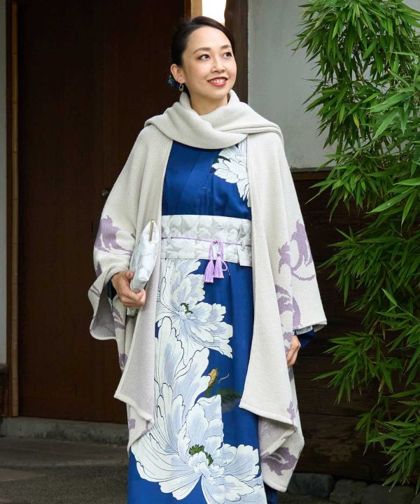 TSUTA-KAZURA Knit KIMONO Cardigan