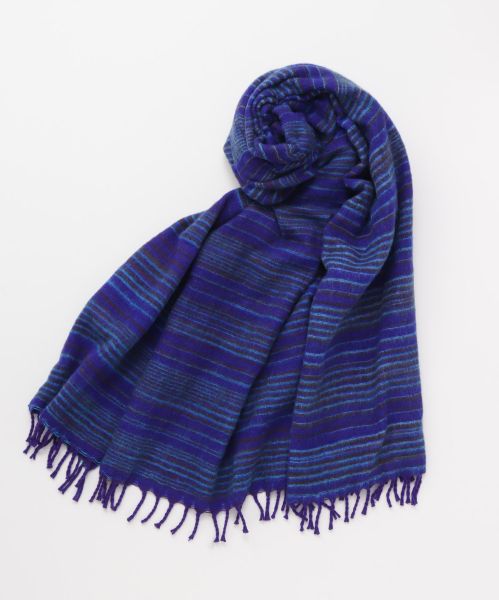 Colorful Striped Large Stole