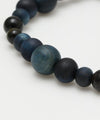 AIZOME Indigo Dyed Cypress x Blue Tiger Eye Bracelet