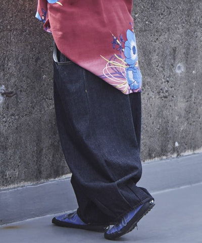 IBARA Denim Wide MONPE Pants