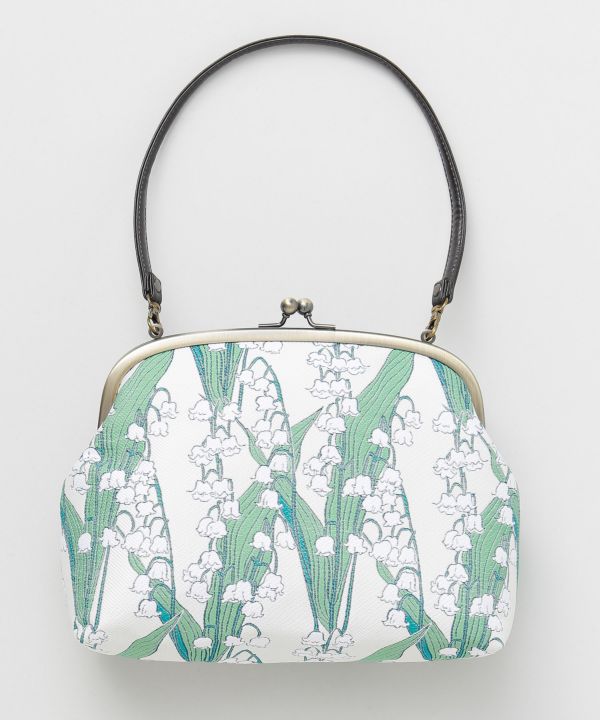 Spring Breeze GAMAGUCHI Clasp Handbag