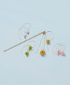 MIZUHIKI AWAJI Knot Ball Earrings