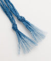 Indigo Dyed Braided Anklet - Moonstone - Jun