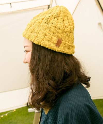 Hand Knitted Unisex Cotton Beanie