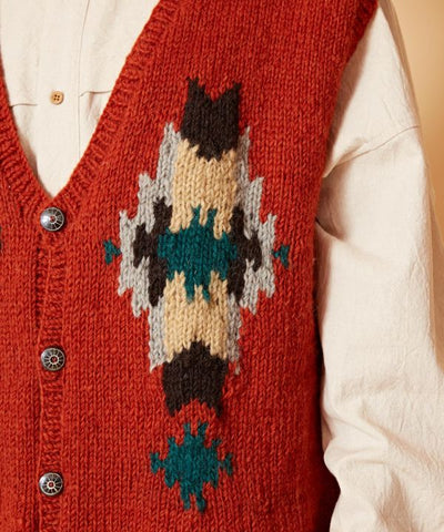 Hand Knitted Vest - Ametsuchi