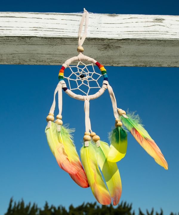 Colorful Feather Dreamcatcher