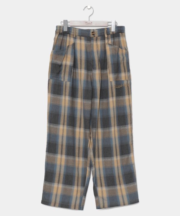 SURF＆Palms Checkered Pants