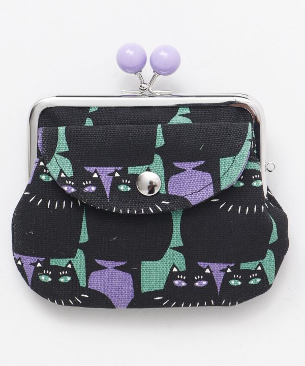 Retro Modern Double GAMAGUCHI Clasp Purse