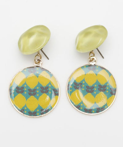 Retro Modern Round Earrings