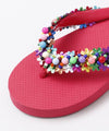 Colorful Sequin Flip Flops