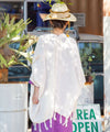 Thai Cotton Unisex Fringe KIMONO Jacket