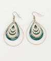 Matte Drop Earrings