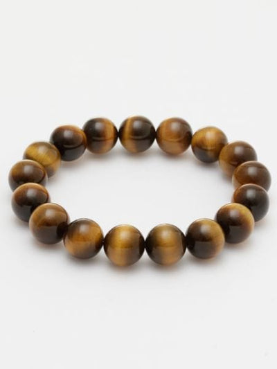 3A Grade 12mm Tiger Eye Bracelet