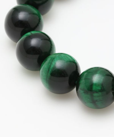 3A Grade 14mm Green Tiger Eye Bracelet