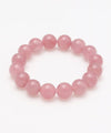 4A Grade 12mm Madagascar Rose Quartz Bracelet