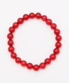 8mm Red Coral Bracelet