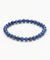 6mm Lapis Lazuli Beaded Bracelet