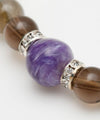 KAGAYAKI - Charoite x Crystal Bracelet