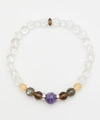 KAGAYAKI - Charoite x Crystal Bracelet