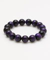 3A Grade 12mm Purple Tiger Eye Bracelet