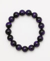 3A Grade 12mm Purple Tiger Eye Bracelet